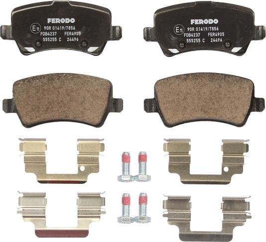 Ferodo FDB4237 - Set placute frana,frana disc allinparts.ro