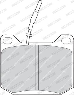 Ferodo FDB42 - Set placute frana,frana disc - allinparts.ro