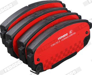 Ferodo FDB4792-S - Set placute frana,frana disc - allinparts.ro