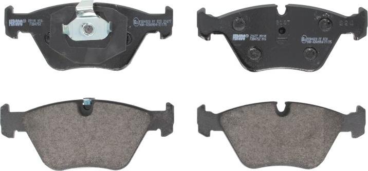 Ferodo FDB4752 - Set placute frana,frana disc - allinparts.ro