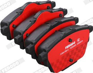 Ferodo FDB4766-S - Set placute frana,frana disc allinparts.ro