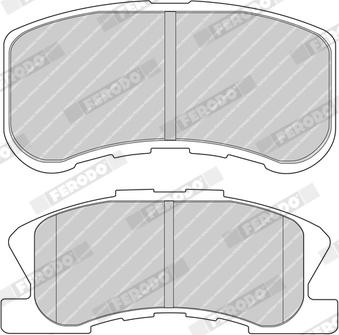 Ferodo FDB4724 - Set placute frana,frana disc allinparts.ro