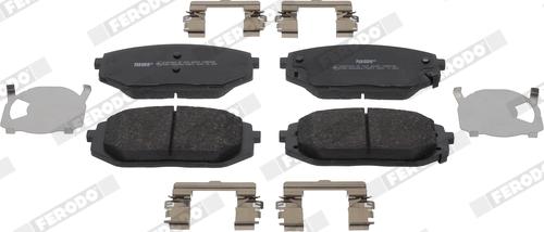 Ferodo FDB5445 - Set placute frana,frana disc allinparts.ro