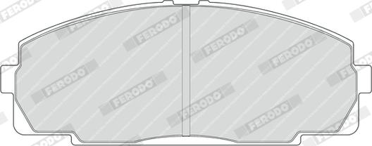 Ferodo FDB554 - Set placute frana,frana disc - allinparts.ro