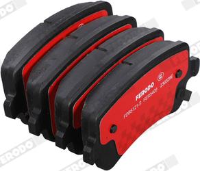 Ferodo FDB5121-S - Set placute frana,frana disc allinparts.ro