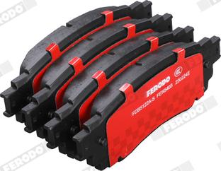 Ferodo FDB5122A-S - Set placute frana,frana disc - allinparts.ro