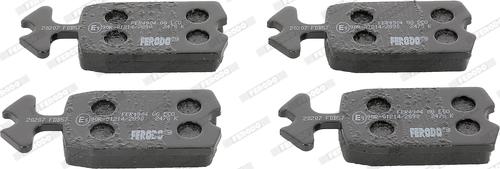Ferodo FDB57B - Set placute frana,frana disc allinparts.ro