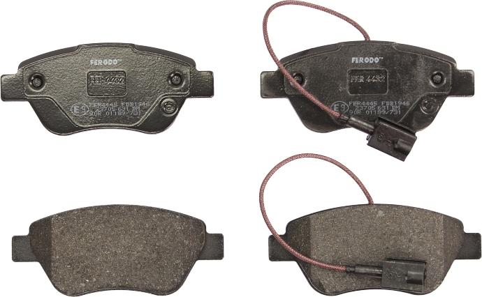 Ferodo FDB1946 - Set placute frana,frana disc allinparts.ro