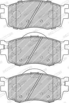 Ferodo FDB1955-D - Set placute frana,frana disc allinparts.ro