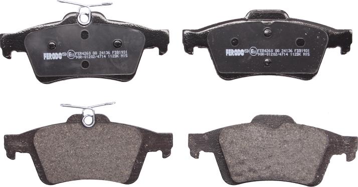 Ferodo FDB1931 - Set placute frana,frana disc allinparts.ro