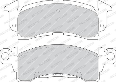 Ferodo FDB144 - Set placute frana,frana disc allinparts.ro
