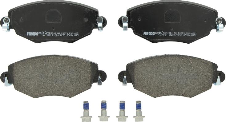 Ferodo FDB1425 - Set placute frana,frana disc - allinparts.ro