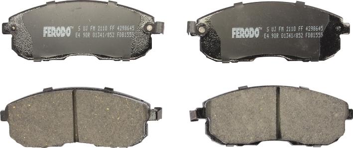 Ferodo FDB1559 - Set placute frana,frana disc - allinparts.ro