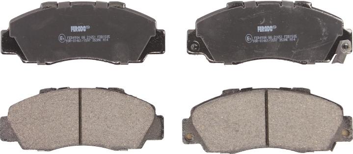 Ferodo FDB1505 - Set placute frana,frana disc - allinparts.ro