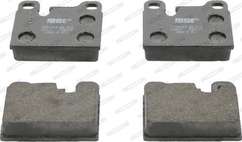 Ferodo FDB164 - Set placute frana,frana disc allinparts.ro