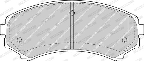 Ferodo FDB1603-D - Set placute frana,frana disc - allinparts.ro