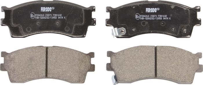 Ferodo FDB1602 - Set placute frana,frana disc - allinparts.ro