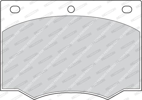 Ferodo FDB168 - Set placute frana,frana disc allinparts.ro