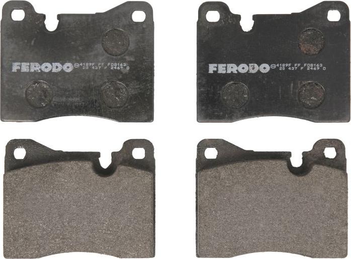 Ferodo FDB163 - Set placute frana,frana disc - allinparts.ro