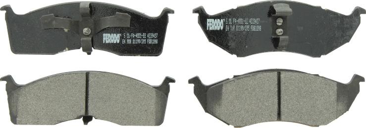 Ferodo FDB1098 - Set placute frana,frana disc - allinparts.ro
