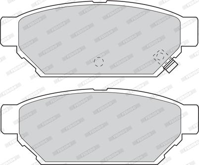 Ferodo FDB1013 - Set placute frana,frana disc - allinparts.ro