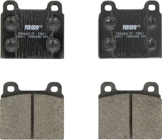 Ferodo FDB11 - Set placute frana,frana disc - allinparts.ro