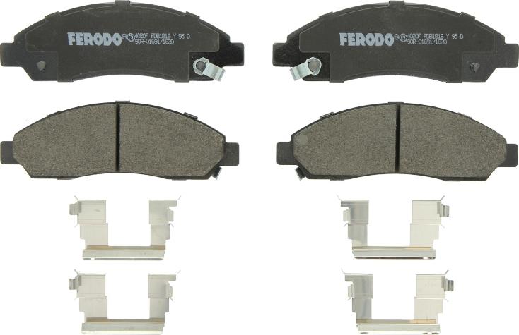 Ferodo FDB1816 - Set placute frana,frana disc allinparts.ro
