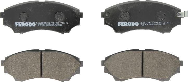 Ferodo FDB1817 - Set placute frana,frana disc - allinparts.ro