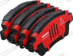 Ferodo FDB1392A-S - Set placute frana,frana disc allinparts.ro