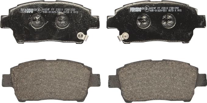 Ferodo FDB1392 - Set placute frana,frana disc - allinparts.ro