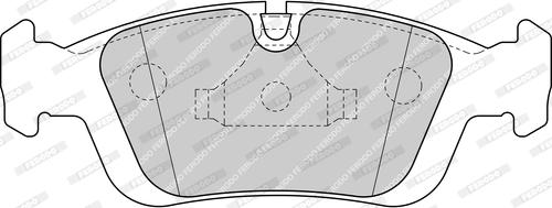 Ferodo FDB1300-D - Set placute frana,frana disc - allinparts.ro