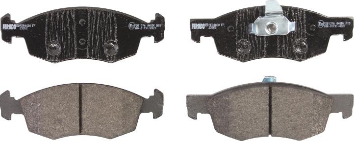Ferodo FDB1376 - Set placute frana,frana disc - allinparts.ro