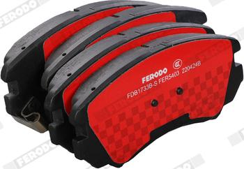 Ferodo FDB1733B-S - Set placute frana,frana disc - allinparts.ro
