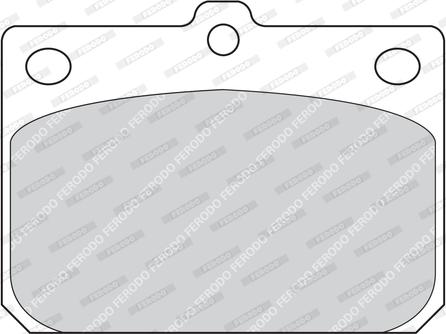 Ferodo FDB85 - Set placute frana,frana disc - allinparts.ro