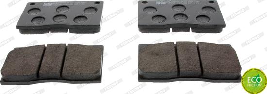 Ferodo FDB817 - Set placute frana,frana disc - allinparts.ro