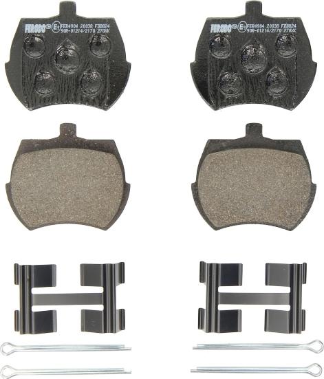 Ferodo FDB824 - Set placute frana,frana disc allinparts.ro