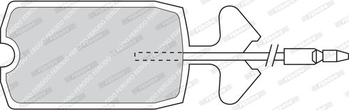 Ferodo FDB353 - Set placute frana,frana disc allinparts.ro