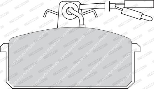 Ferodo FDB363 - Set placute frana,frana disc - allinparts.ro