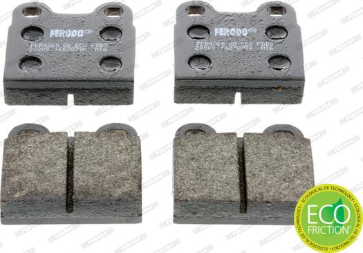 Ferodo FDB3M - Set placute frana,frana disc allinparts.ro