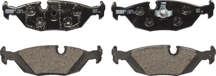 Ferodo FDB296 - Set placute frana,frana disc allinparts.ro