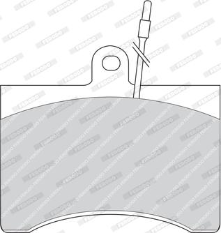 Ferodo FDB245 - Set placute frana,frana disc allinparts.ro