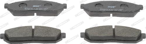 Ferodo FDB208 - Set placute frana,frana disc allinparts.ro
