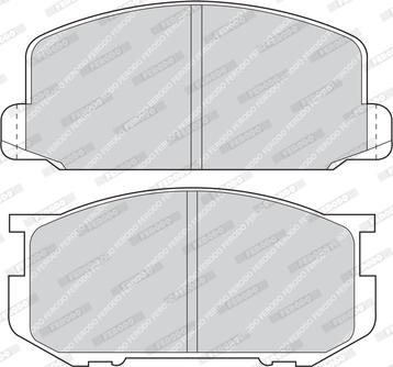 Ferodo FDB226 - Set placute frana,frana disc - allinparts.ro