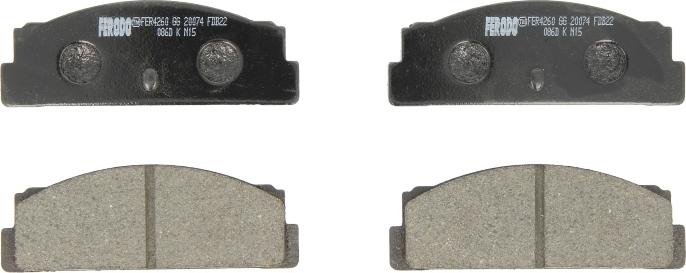 Ferodo FDB22 - Set placute frana,frana disc allinparts.ro