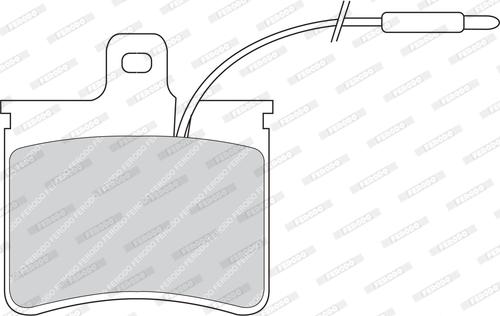 Ferodo FDB272 - Set placute frana,frana disc - allinparts.ro