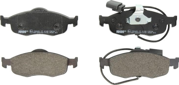 Ferodo FDB766 - Set placute frana,frana disc allinparts.ro