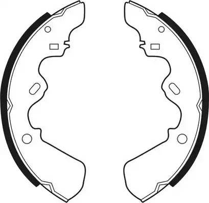Ferodo FSB211 - Set saboti frana allinparts.ro