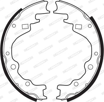 Ferodo FSB288 - Set saboti frana - allinparts.ro
