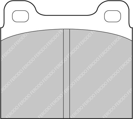 Ferodo Racing FCP2C - Set placute frana,frana disc allinparts.ro