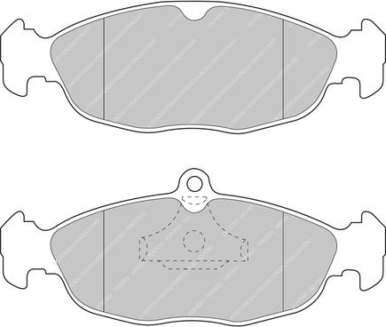Ferodo Racing FDS732 - Set placute frana,frana disc - allinparts.ro